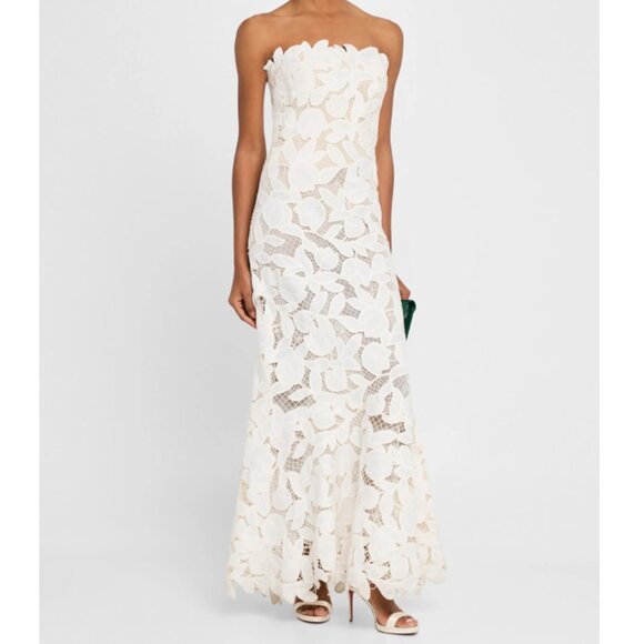 Simkhai Valletta Strapless Embroidered Dress - Picture 1 of 5